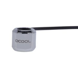 Alphacool Aurora HardTube LED ring 16mm chrome - RGB