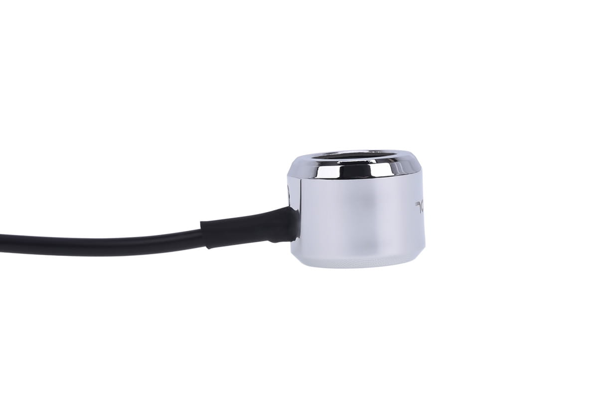 Alphacool Aurora HardTube LED ring 16mm chrome - RGB