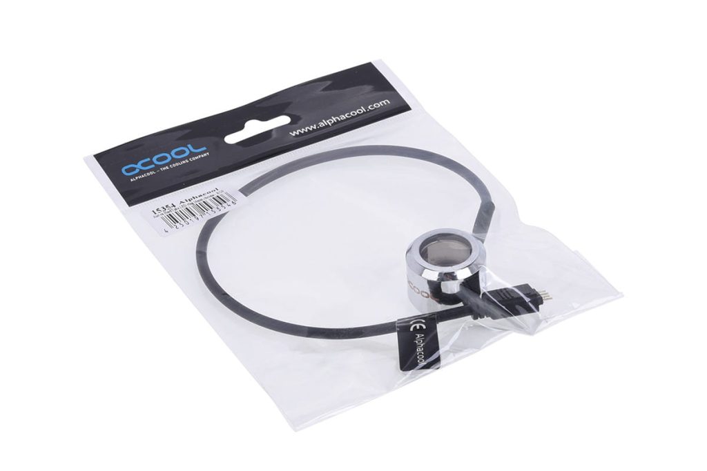 Alphacool Aurora HardTube LED ring 16mm chrome - RGB
