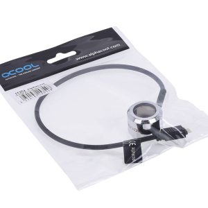 Alphacool Aurora HardTube LED ring 16mm chrome - RGB