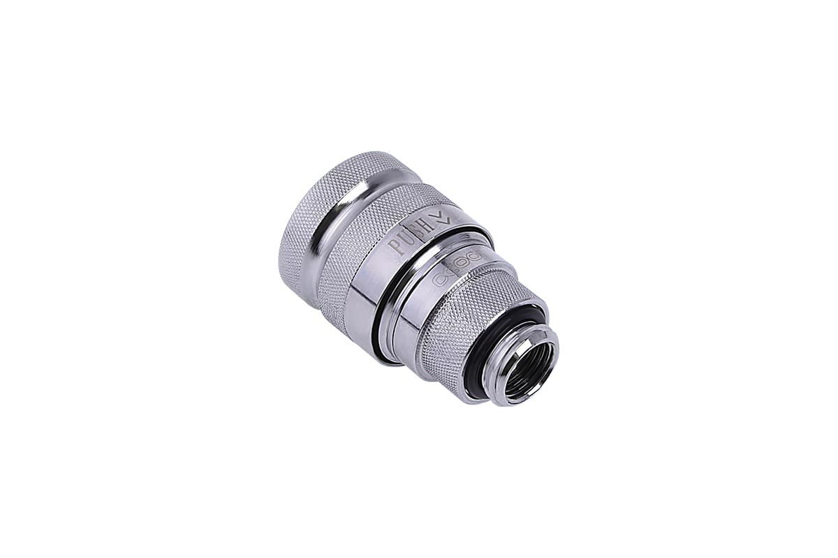 Alphacool Eiszapfen Quick release coupling G1 / 4 AG - Chrome