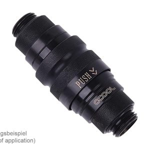 Alphacool Eiszapfen Quick release coupling G1 / 4 AG - Dceep Blak