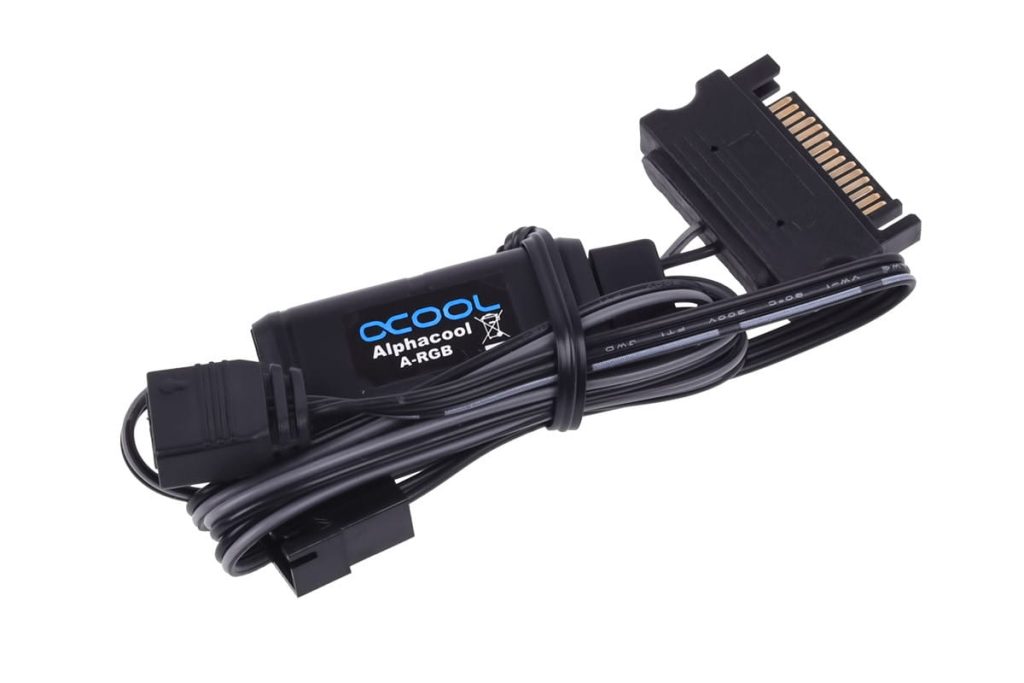 Alphacool Aurora Eiscontrol addressable RGB controller - black