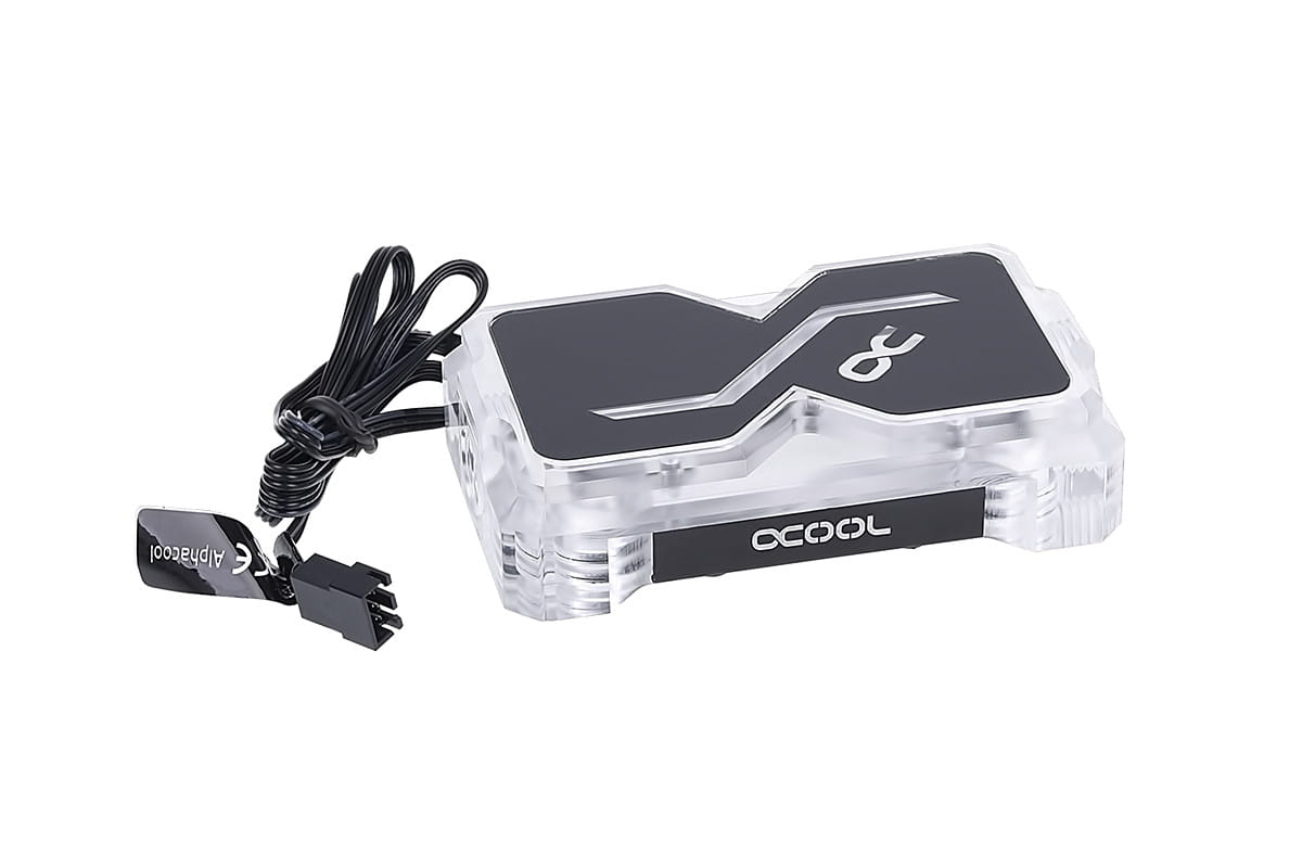 Alphacool GPX SLI Connector Dual - Acryl - Addressable RGB - 3 PCI-E Space