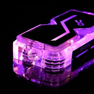 Alphacool GPX SLI Connector Dual - Acryl - Addressable RGB - 3 PCI-E Space