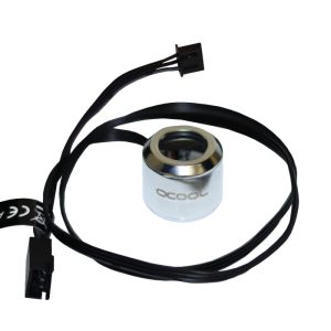Alphacool Aurora HardTube LED ring 13mm chrome - Digital RGB