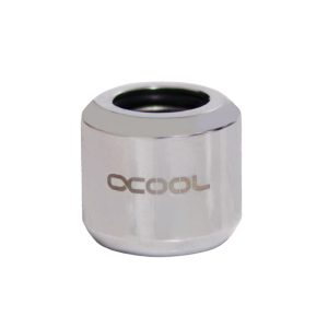 Alphacool Aurora HardTube LED ring 13mm chrome - Digital RGB
