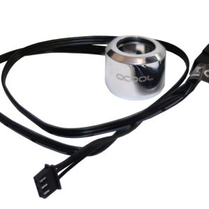 Alphacool Aurora HardTube LED ring 16mm chrome - Digital RGB
