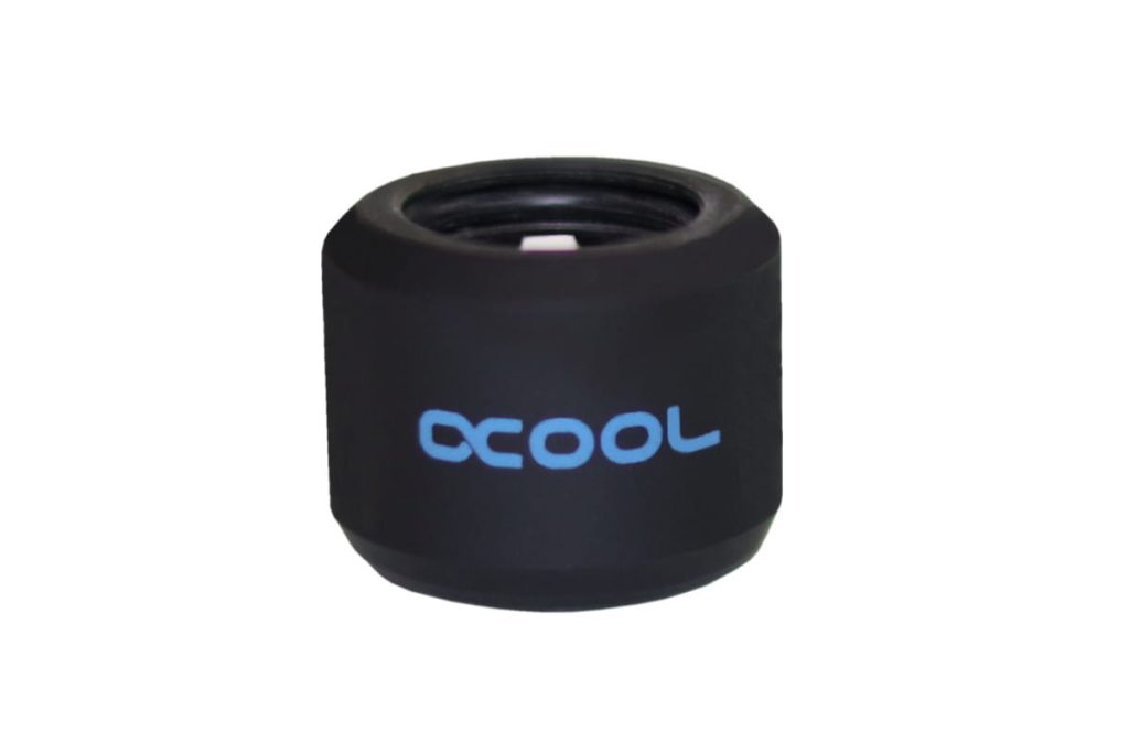 Alphacool Aurora HardTube LED ring 16mm deep black - Digital RGB
