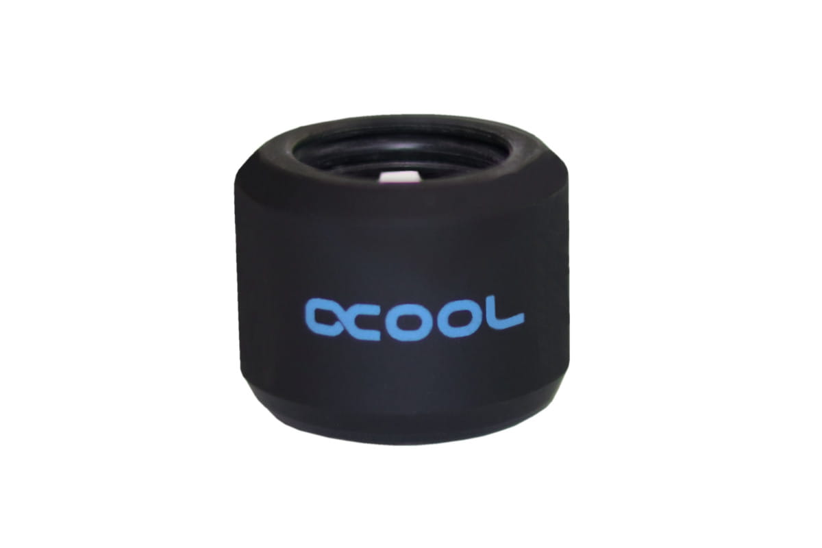 Alphacool Aurora HardTube LED ring 16mm deep black - Digital RGB