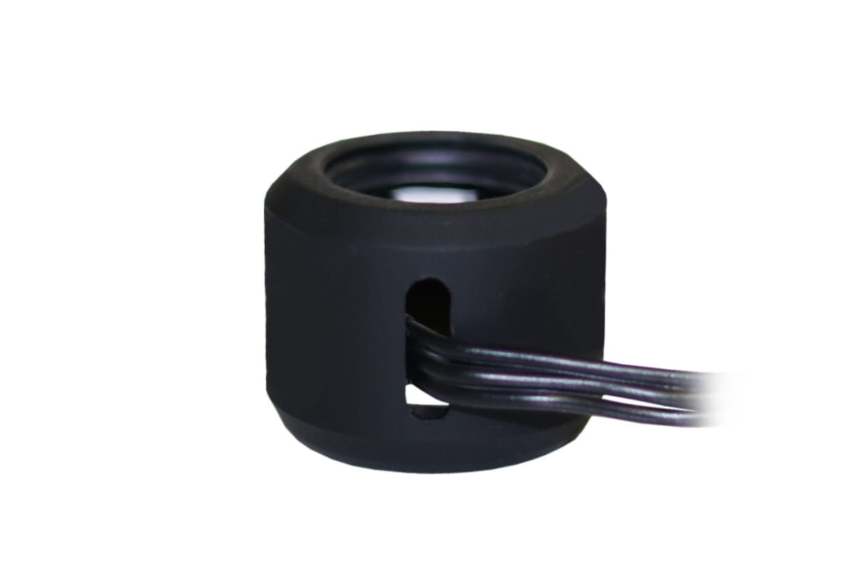Alphacool Aurora HardTube LED ring 16mm deep black - Digital RGB
