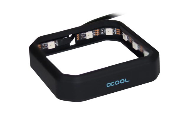 Alphacool Aurora XPX Digital RGB frame – black