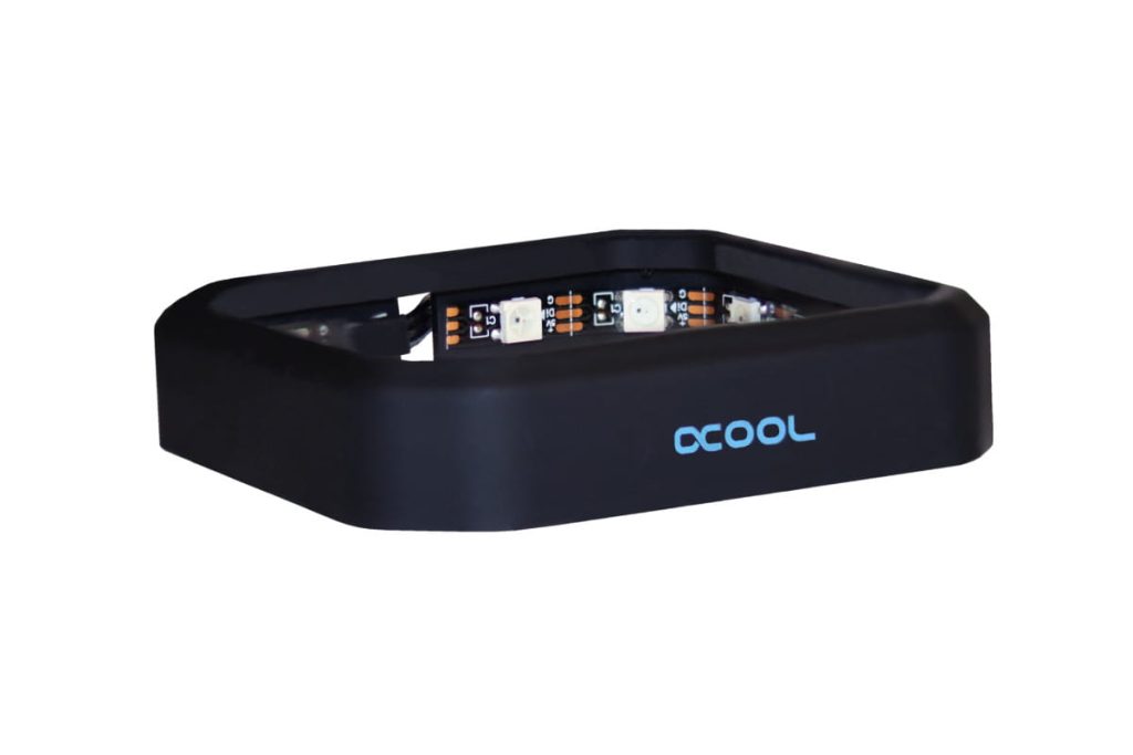Alphacool Aurora XPX Digital RGB frame - black