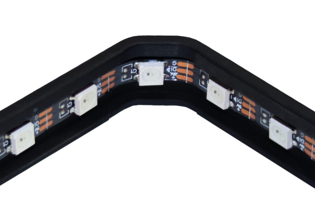 Alphacool Aurora XPX Digital RGB frame - black