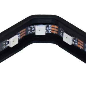 Alphacool Aurora XPX Digital RGB frame - black