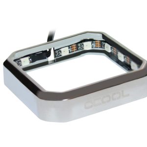 Alphacool Aurora XPX Digital RGB frame - chrome