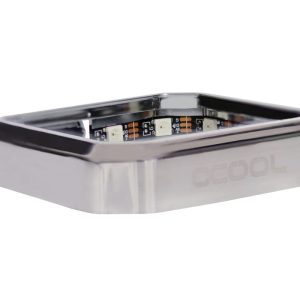 Alphacool Aurora XPX Digital RGB frame - chrome