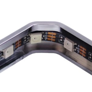 Alphacool Aurora XPX Digital RGB frame - chrome