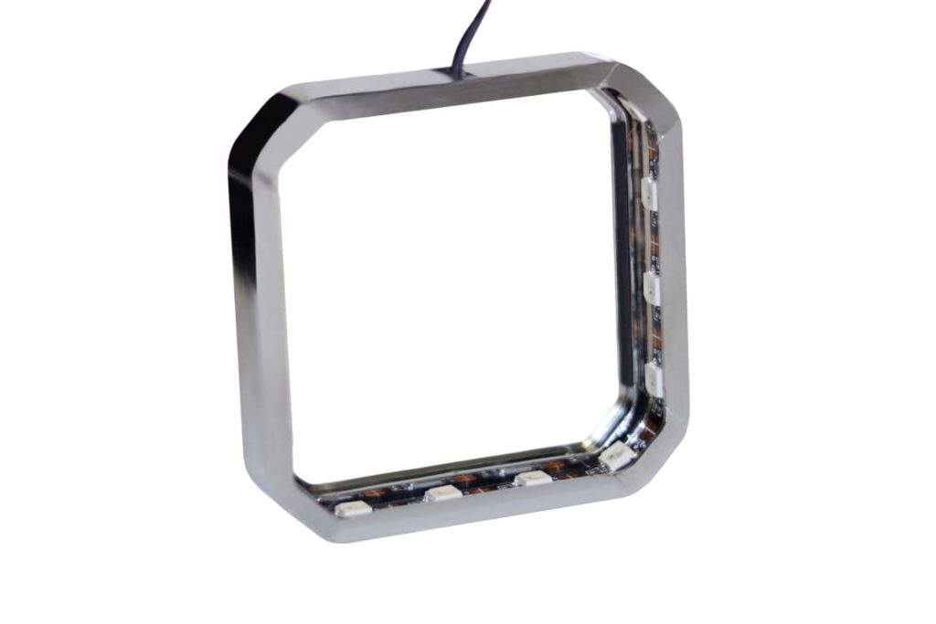 Alphacool Aurora XPX Digital RGB frame - chrome