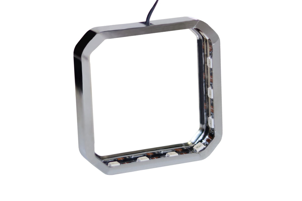 Alphacool Aurora XPX Digital RGB frame - chrome