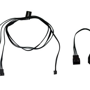 Alphacool Digital RGB LED y-cable 3-times with JST male connector 60cm - black