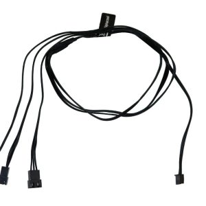 Alphacool Digital RGB LED y-cable 3-times with JST male connector 60cm - black