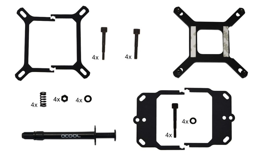 Alphacool Eisblock XPX 1U - Black Acetal Version