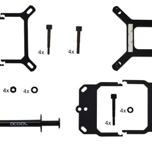 Alphacool Eisblock XPX 1U - Black Acetal Version