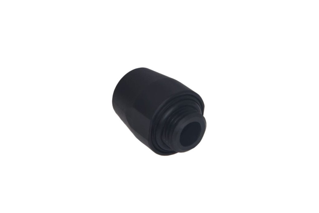 Alphacool HF compression Fitting TPV - 12,7/7,6mm Straight - Black - 6pcs Kit