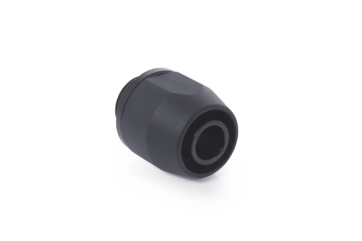 Alphacool HF compression Fitting TPV Metall - 12,7/7,6mm Straight - Black - 6pcs Kit