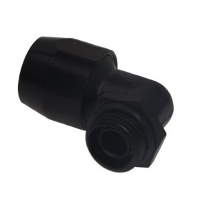 Alphacool HF compression fitting TPV Metall - 90- rotatable 12,7/7,6mm - Black