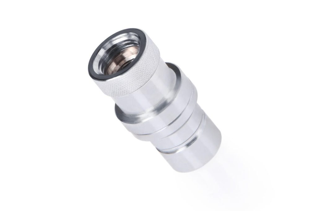 Alphacool Eiszapfen Quick Disconnect - Male Coupling, G1/4 Female - Chrome