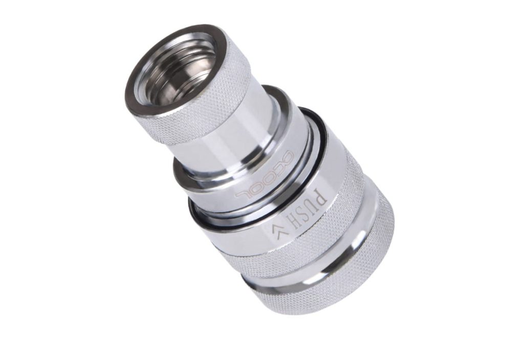 Alphacool Eiszapfen Quick Disconnect - Female Coupling, G1/4 Female - Chrome