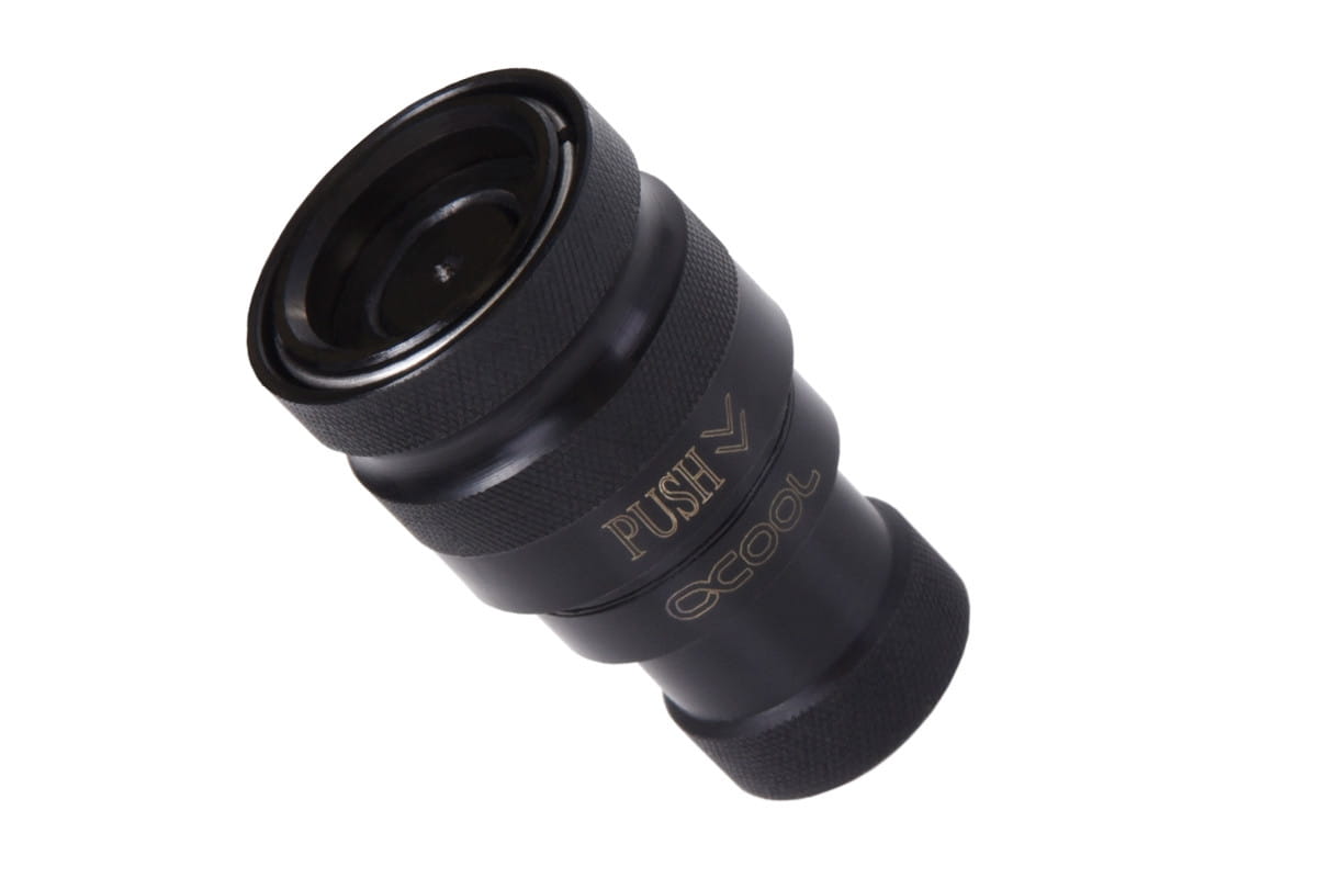 Alphacool Eiszapfen Quick Disconnect - Female Coupling, G1/4 Female - Black : image 1