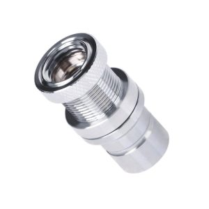 Alphacool Eiszapfen Quick Disconnect - Male Coupling, G1/4 Male Bulkhead - Chrome
