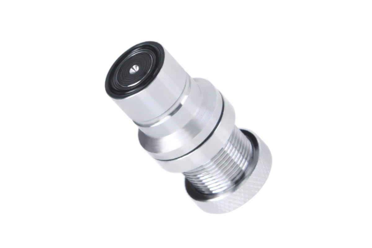 Alphacool Eiszapfen Quick Disconnect - Male Coupling, G1/4 Male Bulkhead - Chrome