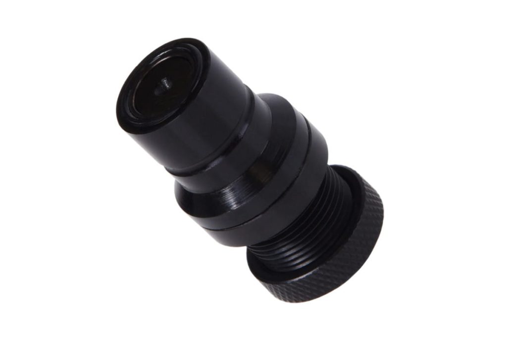 Alphacool Eiszapfen Quick Disconnect - Male Coupling, G1/4 Male Bulkhead - Black
