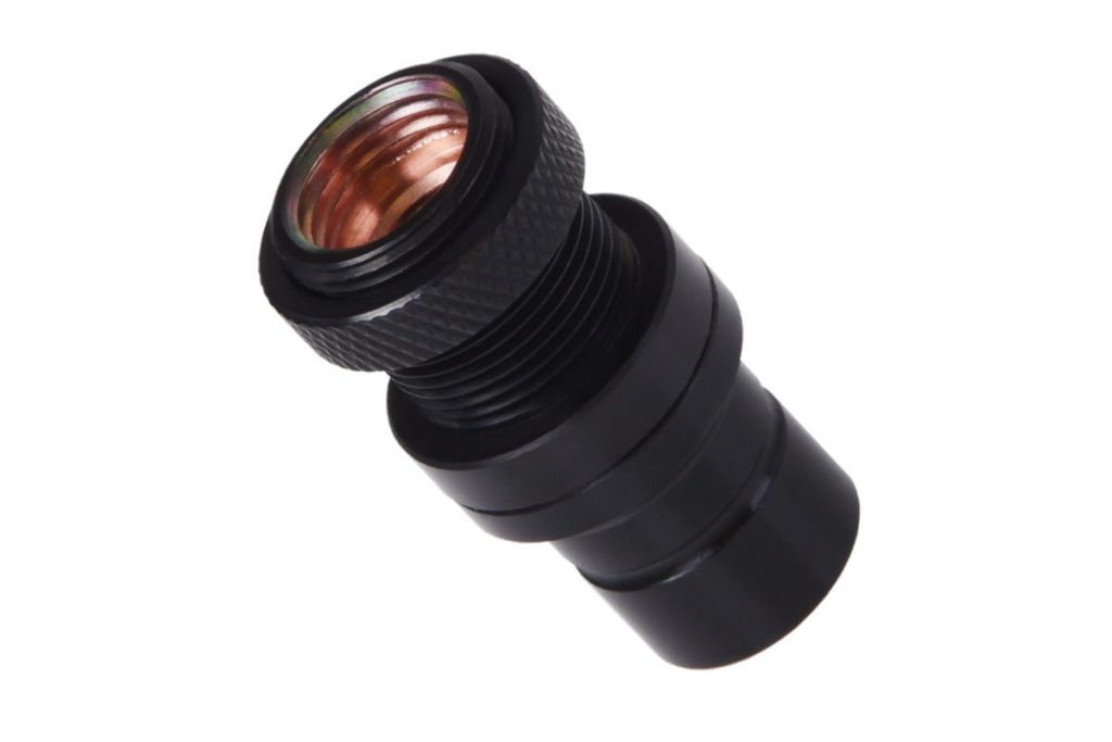 Alphacool Eiszapfen Quick Disconnect - Male Coupling, G1/4 Male Bulkhead - Black