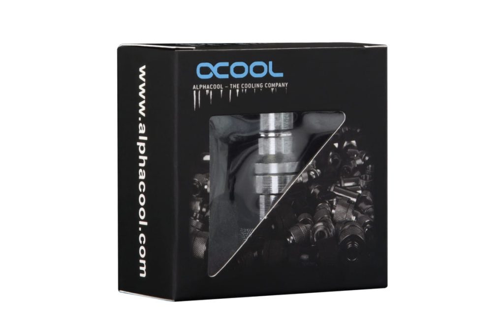 Alphacool Eiszapfen Quick Disconnect - Female Coupling, G1/4 Female Bulkhead - Chrome : image 3