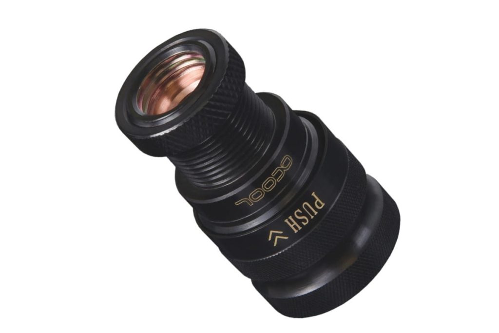 Alphacool Eiszapfen Quick Disconnect - Female Coupling, G1/4 Female Bulkhead - Black : image 2