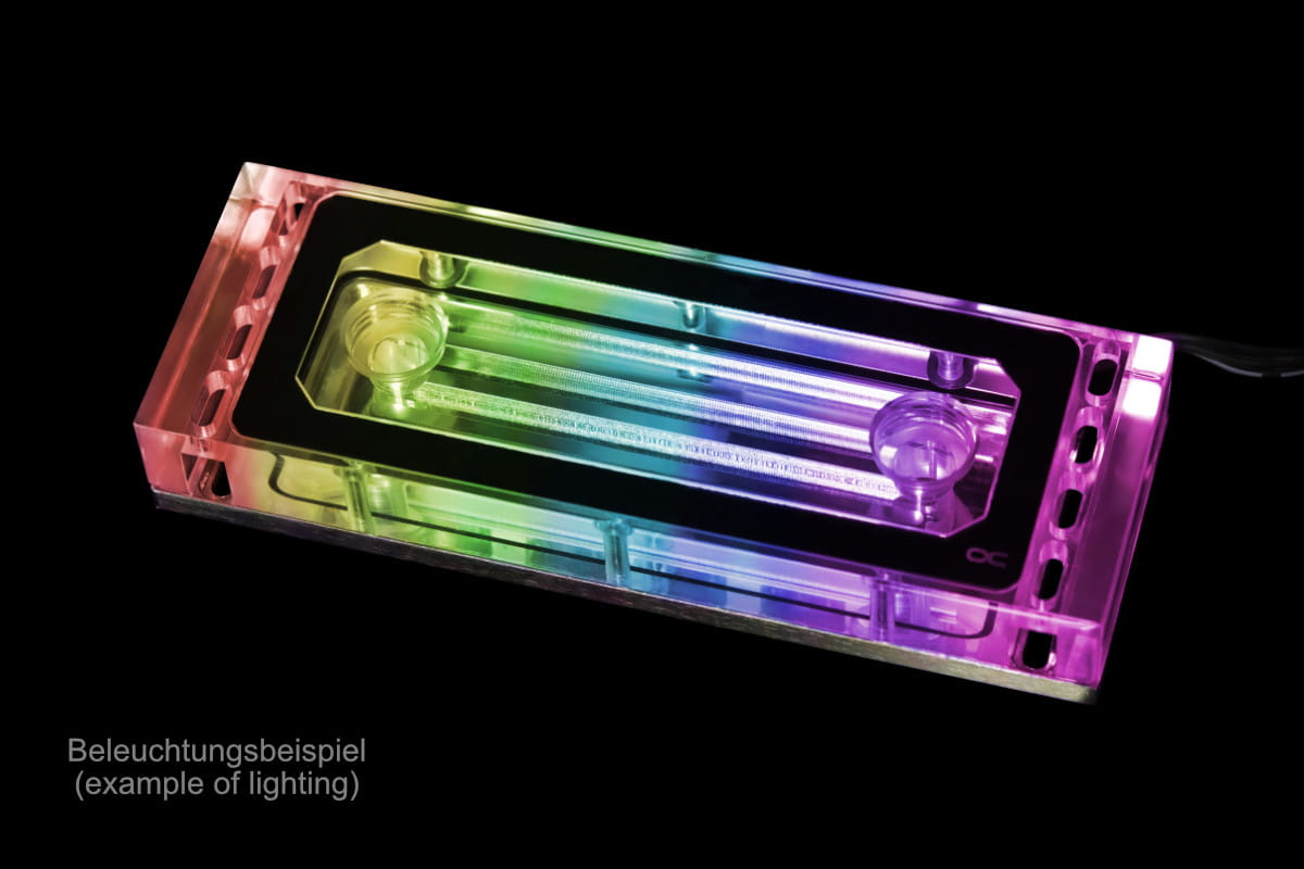 Alphacool Aurora Acryl X4 D-RAM water block