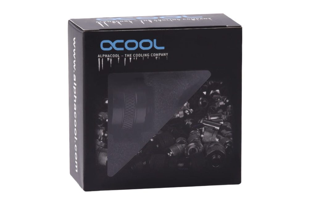 Alphacool Eiszapfen PRO 13mm HardTube Fitting G1/4 - Black : image 4