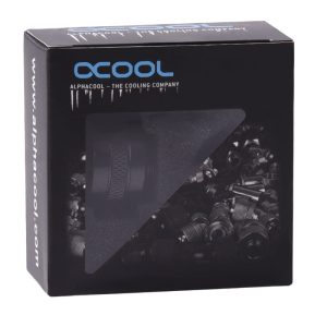 Alphacool Eiszapfen PRO 13mm HardTube Fitting G1/4 - Black : image 4