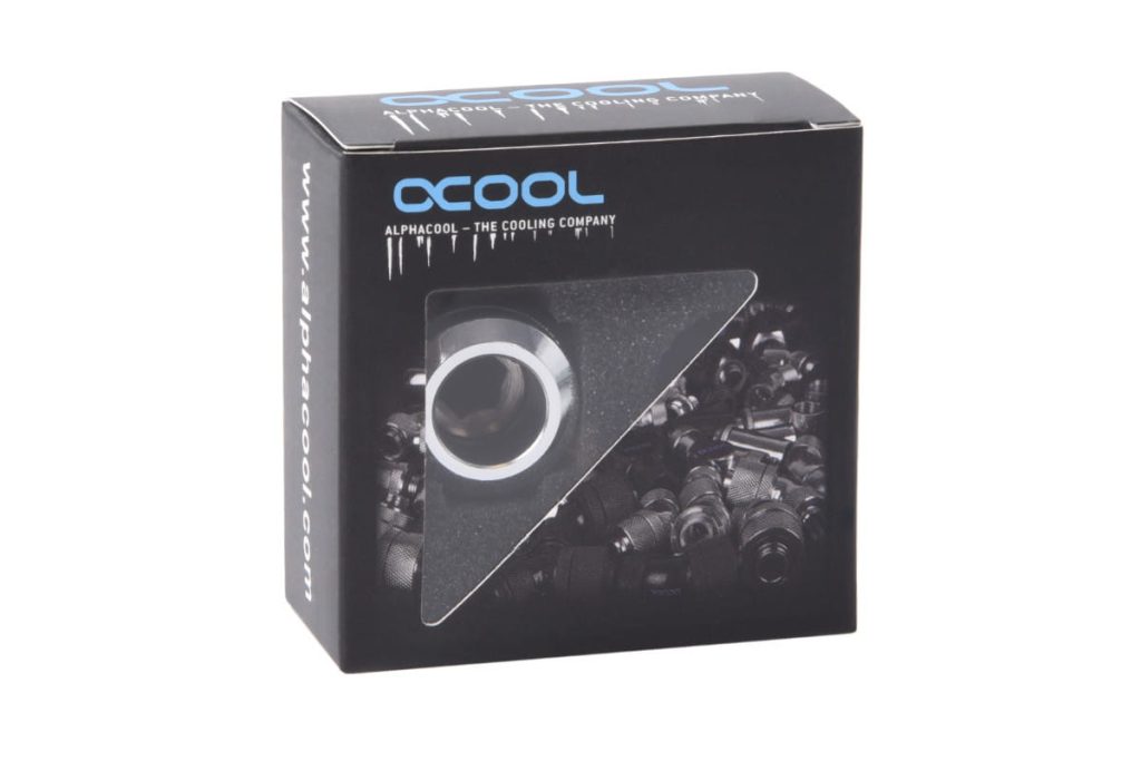 Alphacool Eiszapfen PRO 16mm HardTube Fitting G1/4 - Chrome : image 4