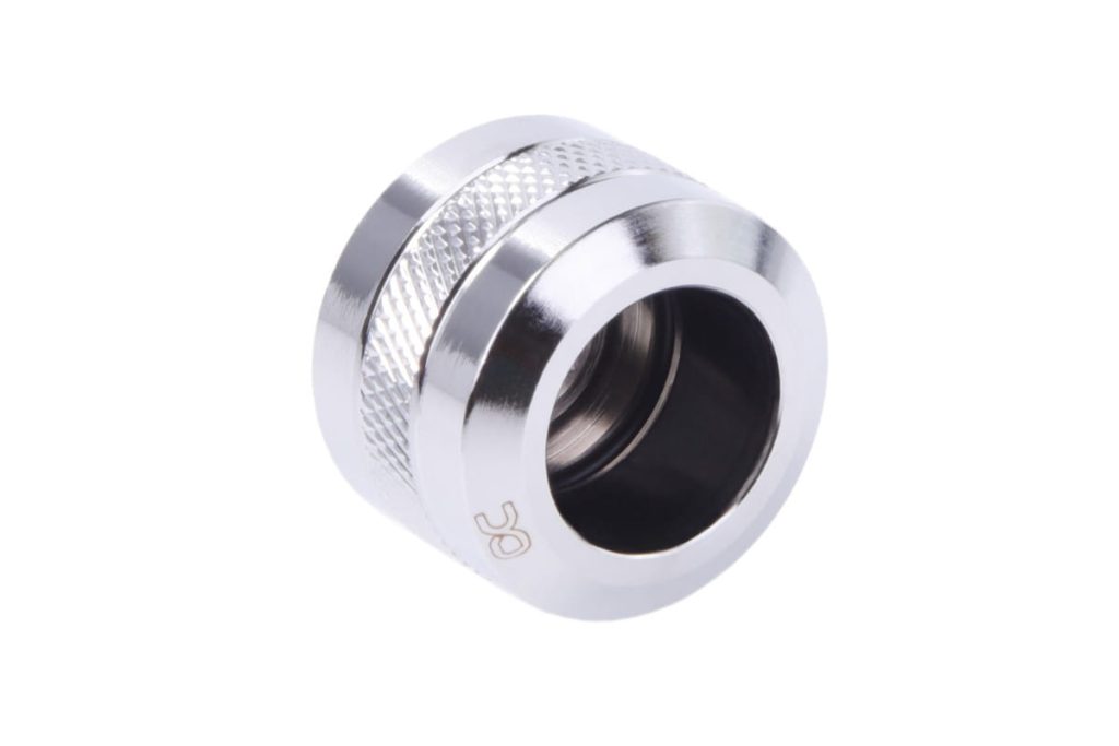 Alphacool Eiszapfen PRO 16mm HardTube Fitting G1/4 - Chrome (6 Pack) : image 2