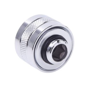 Alphacool Eiszapfen PRO 16mm HardTube Fitting G1/4 - Chrome (6 Pack) : image 3