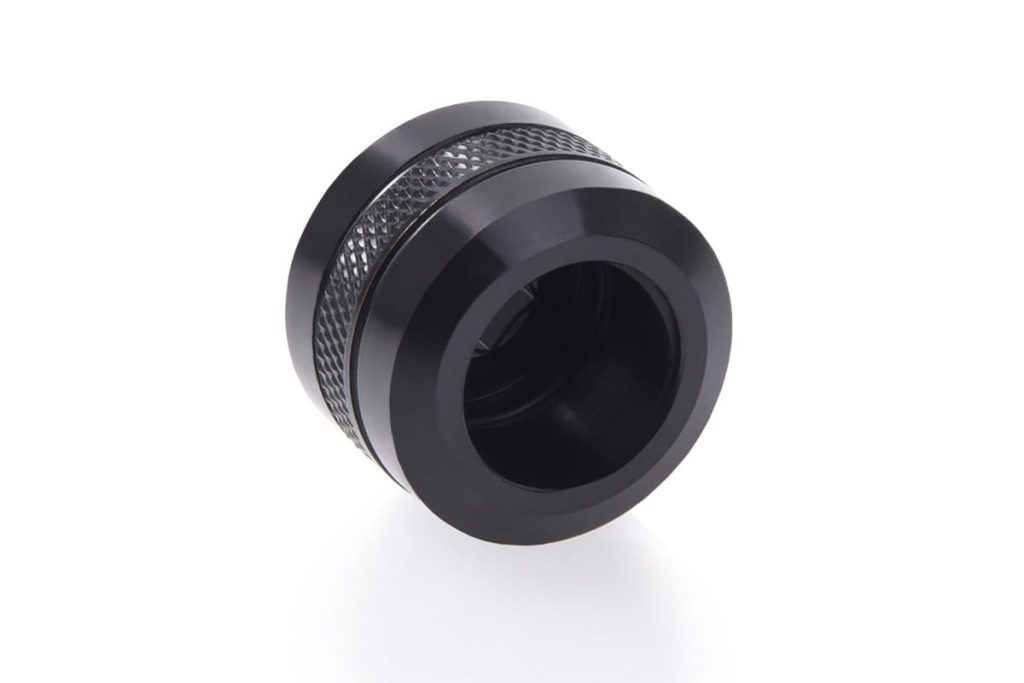 Alphacool Eiszapfen PRO 16mm HardTube Fitting G1/4 - Black (6 Pack) : image 2