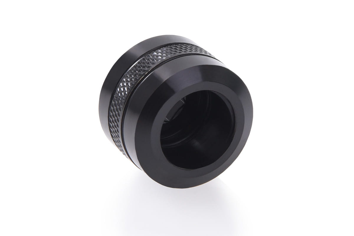 Alphacool Eiszapfen PRO 16mm HardTube Fitting G1/4 - Black (6 Pack) : image 2