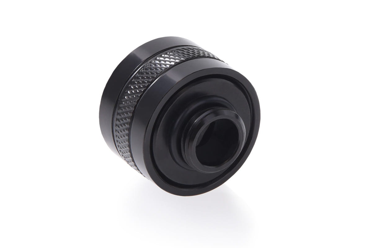 Alphacool Eiszapfen PRO 16mm HardTube Fitting G1/4 - Black (6 Pack) : image 3