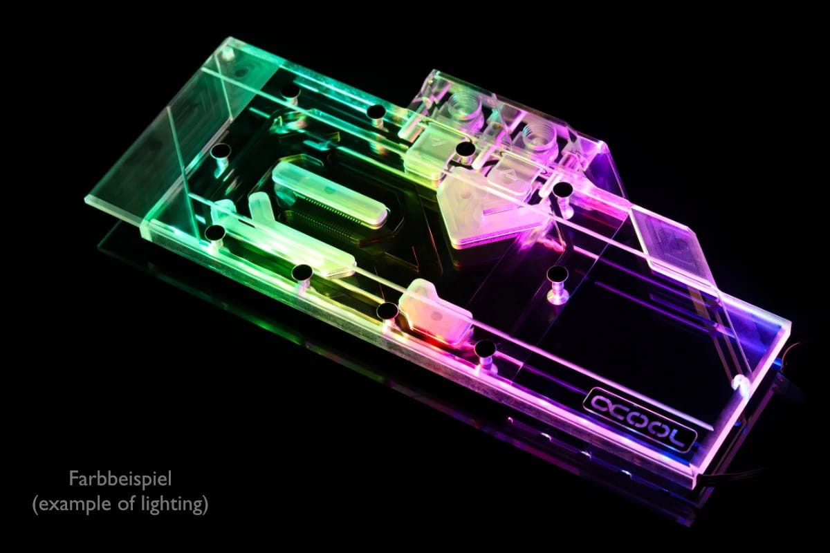 Alphacool Eisblock Aurora Acryl GPX-A Radeon RX 5700 XT Thicc II / III